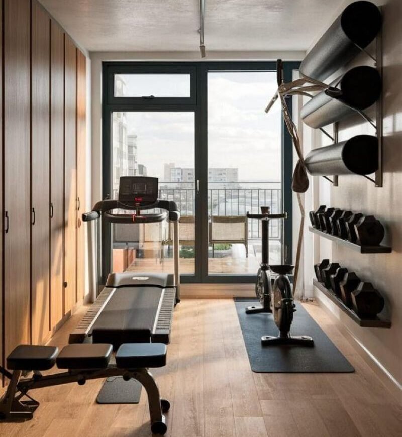 quiet home gym setup