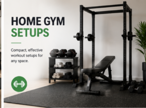 compact apartment home gym setup